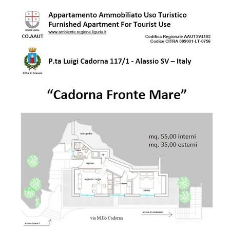 Cadorna Fronte Mare Apartment Alassio Ngoại thất bức ảnh