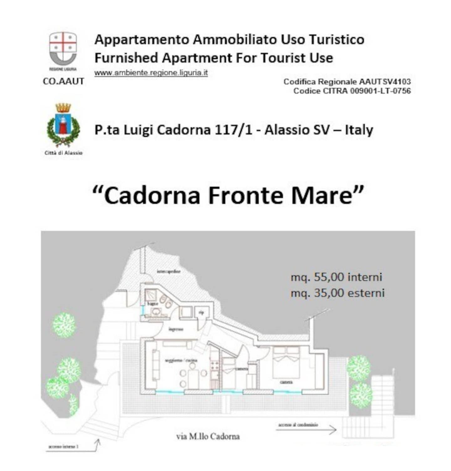 Cadorna Fronte Mare Apartment Alassio Ngoại thất bức ảnh